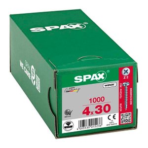 SPAX® Universalschrauben Z2 Halbrundkopf WIROX 0231010400305 4 mm x 30 mm, 1.000 St.