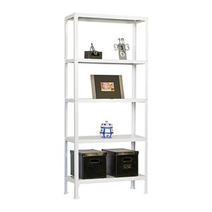 Simonrack Schwerlastregal KIT HOMECLICK MINI 5/300 222100205188035 weiß 80,0 x 30,0 x 180,0 cm