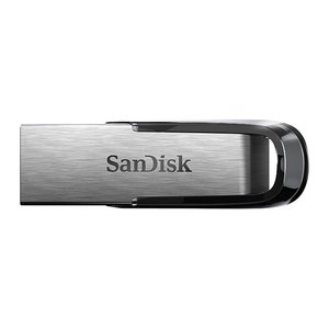 SanDisk USB-Stick Ultra Flair silber, schwarz 128 GB, 1 St.