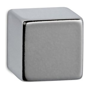 MAUL Magnet silber, Metall 1,5 x 1,5 x 1,5 cm, 1 St.