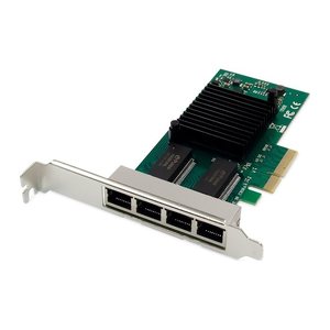 DIGITUS Netzwerkkarte PCI-e 4Port RJ45 Gigabit Intel I350