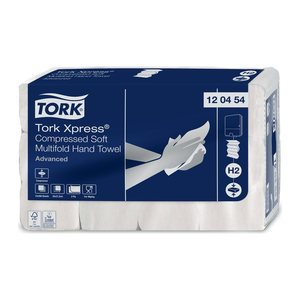 TORK Papierhandtücher 120454 H2 Advanced Interfold-Falzung 2-lagig weiß, 2.400 Tücher