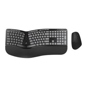 CONCEPTRONIC Tastatur+Maus Wireless ERGO Layout US schwarz