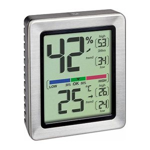 TFA® EXACTO Thermo-Hygrometer silber, 1 St.