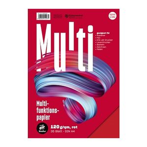Staufen® Kopierpapier rot DIN A4 120 g/qm 35 Blatt