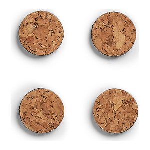 Zeller Kork Magnete braun, Kork  Ø 2,8 x 0,3 cm, 4 St.