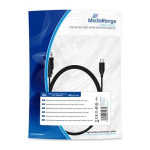 MediaRange Lade- & Datenk. USB 2.0 auf Micro USB 2.0 B 1.8m