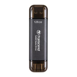 SSD 128GB Transcend ESD310C Portable, USB 10Gbps, Type-C/A