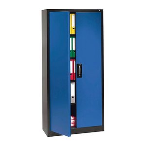 CP Stahlschrank C 2000 Acurado 9460-000 S10851 anthrazit, enzianblau 4 Fachböden 120,0 x 40,0 x 195,0 cm, aufgebaut, 1 St.