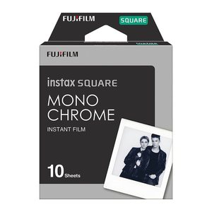 FUJIFILM instax SQUARE Sofortbildkamera-Film MONOCHROME, 10 St.