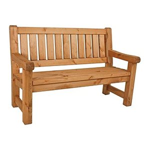 Garden Pleasure Gartenbank ALLGÄU 960361 braun Holz 124,0 cm