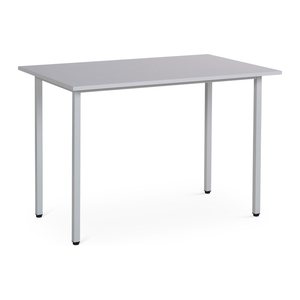 Mehrzwecktisch mit Überstand – Gestell in Lichtgrau (700 x 1100 x 750 mm)