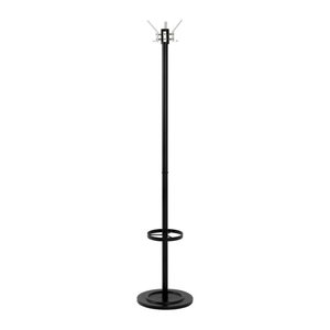 HAKU Möbel Kleiderständer 20594 schwarz Metall 6 Haken 37,0 x 179,0 cm, 1 St.