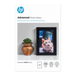 HP Fotopapier Q8692A 10,0 x 15,0 cm glänzend 250 g/qm 100 Blatt