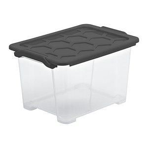 rotho Evo Safe Keeping Aufbewahrungsboxen 15,0 l anthrazit 39,9 x 28,3 x 23,0 cm, 1 St.