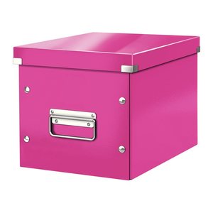 LEITZ Click & Store Aufbewahrungsbox 10,0 l pink 26,0 x 26,0 x 24,0 cm, 1 St.