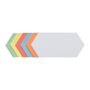 FRANKEN Moderationskarten farbsortiert 9,5 x 20,5 cm, 250 Blatt
