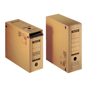LEITZ Archivboxen braun 12,0 x 32,5 x 27,5 cm, 10 St.