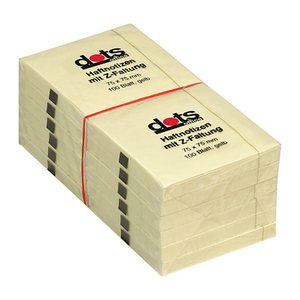 dots Z-Faltung Haftnotizen R 330 gelb, 12 Blöcke