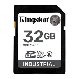 SD Card 32GB Kingston SDHC Industrial -40C to 85C retail
