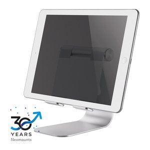 Neomounts Tablet-Halterung DS15-050SL1 silber für 1 Tablet oder 1 Smartphone, Tischständer