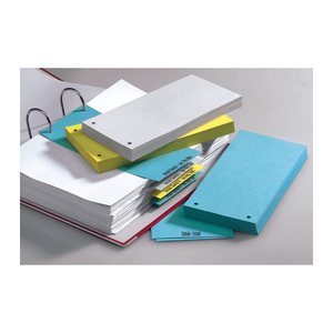 dots Trennstreifen gelb, 130 g/qm Karton 23,0 x 10,5 cm, 100 St.