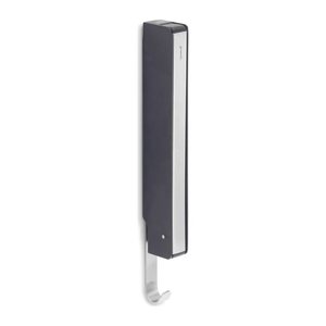 blomus Wandgarderobe Lanca 63262 schwarz Metall 1 Haken 2,0 x 25,5 cm, 1 St.