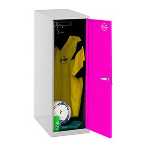 Simonrack Spind SIMONLOCKER DISM SINGLE grau, pink 8425437118012, 1 Schließfach 40,0 x 50,0 x 91,5 cm