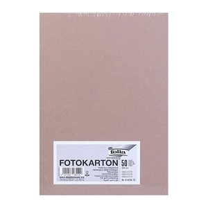 folia Fotokarton braun 300 g/qm 50 Blatt