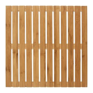 WENKO Badematte Bambus braun 50,0 x 50,0 cm