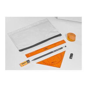 M + R Schreibset Schule neonorange orange