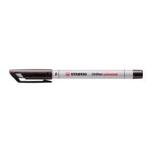 STABILO OHPen universal Folienstifte schwarz 0,7 mm non-permanent, 10 St.
