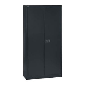 BISLEY Stahlschrank Universal E722A03633 schwarz 3 Fachböden 91,4 x 40,0 x 180,6 cm, aufgebaut, 1 St.