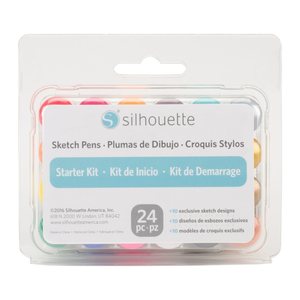 Silhouette KIT-PEN2-B Farbstifte für Schneideplotter farbsortiert, 24 St.