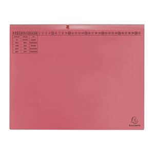 Exacompta Hängehefter Exaflex Karton rot DIN A4 2x Amtsheftung, 25 St.