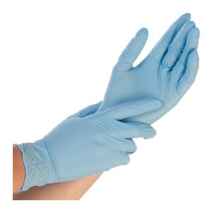 HYGOSTAR unisex Einmalhandschuhe SAFE LIGHT blau Größe S, 100 St.