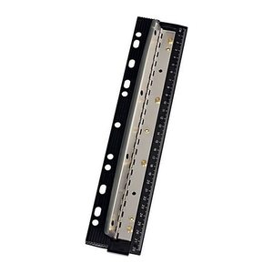 WEDO Taschenlocher Business 4fach Metall mit Lineal 28 cm Sk