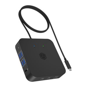 ICY BOX USB-C Dockingstation HDMI LAN Audio IB-DK4090-C