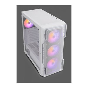 Nanoxia Geh MIDI DS-9 ARGB Airflow white - USB-C - TG-Mesh