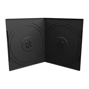 MediaRange DVD-Leerhülle für 2 Dics 7mm Taschenformat schw