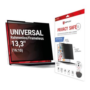 DISPLEX® Privacy Safe wiederablösbare 2-Wege Display-Blickschutzfolie für 33,8 cm (13,3 Zoll)