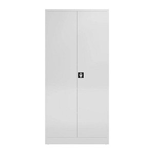 ClassiX Putzmittelschrank X-545547 signalweiß 4 Fachböden 92,0 x 42,0 x 194,5 cm, aufgebaut, 1 St.