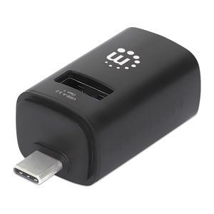 MANHATTAN 3-Port USB 3.0 / 2.0 USB-C Stecker auf 3xA-Buchse