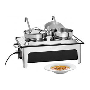 Bartscher Suppenstation silber 2x 4 l 2200 W