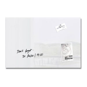 SIGEL Glas-Magnettafel artverum® 60,0 x 40,0 cm weiß