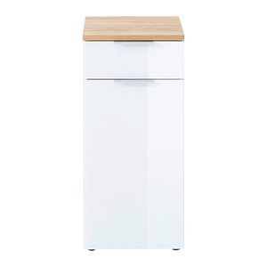 GERMANIA Badschrank PESCARA weiß, navarra-eiche 39,0 x 34,0 x 86,0 cm