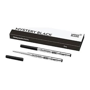 MONTBLANC Mystery Black Kugelschreibermine F schwarz, 2 St.