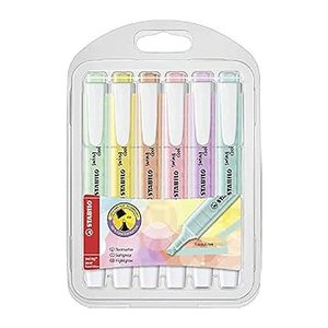 STABILO swing cool Pastel Textmarker farbsortiert, 6 St.