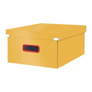 LEITZ Click & Store Cosy Aufbewahrungsbox 32,0 l gelb 36,9 x 48,2 x 20,0 cm, 1 St.