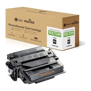 G&G Reborn-XL-Toner kompatibel mit HP 55X/ Canon 724H